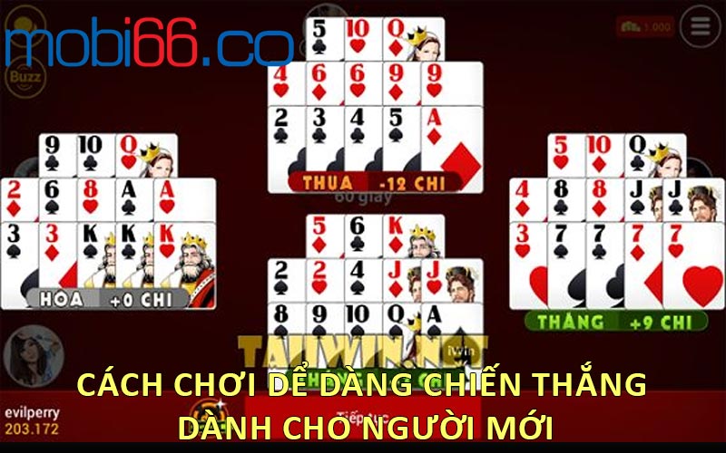 Cách chơi dể dàng chiến thắng dành cho người mới